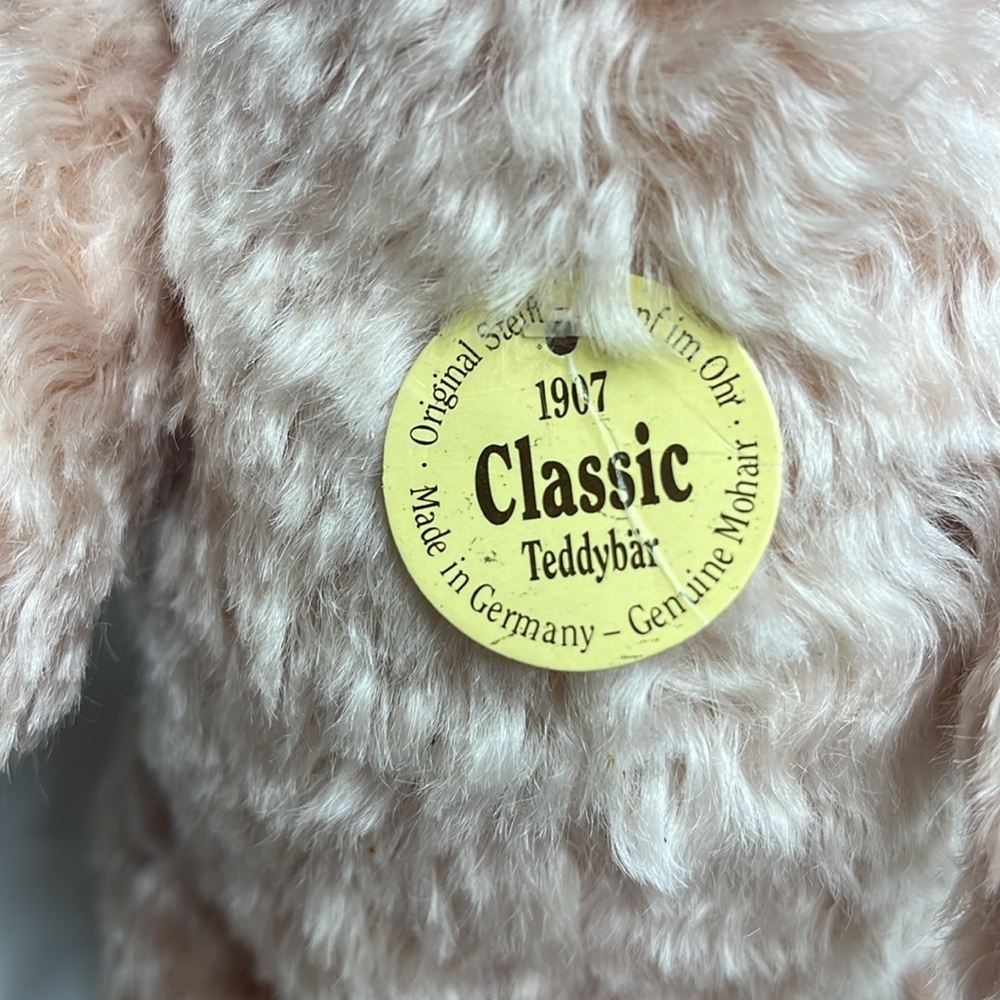 Steiff 1907 Classic Pink Mohair Teddy - Picture 3 of 10